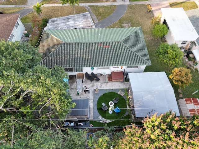 aerial view