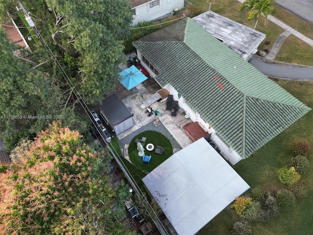 aerial view