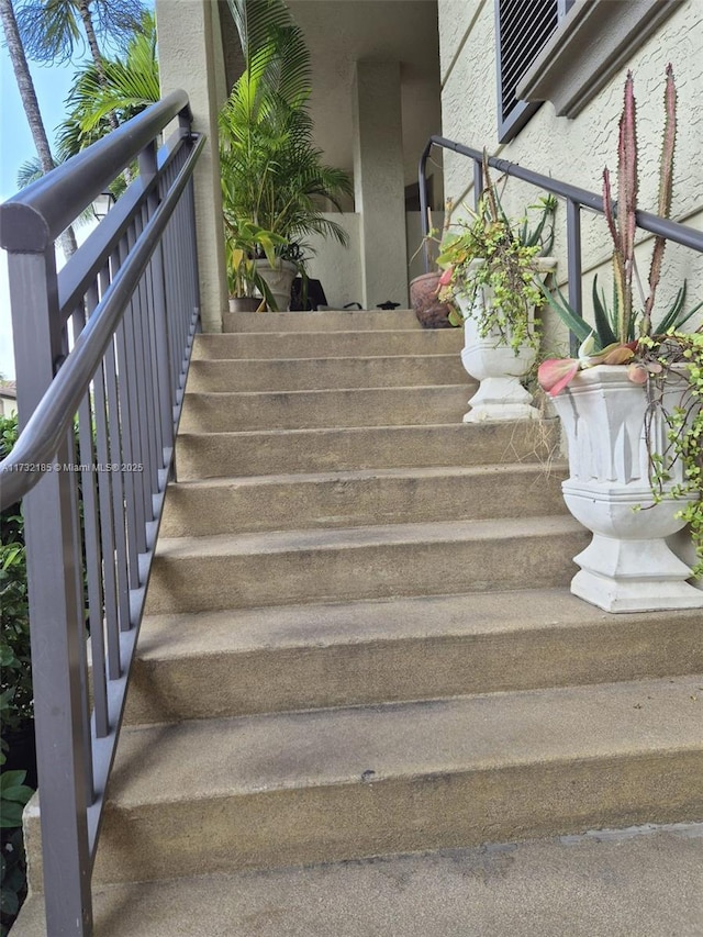 view of staircase