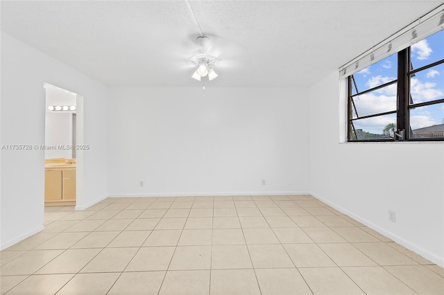 6575 W Oakland Park Blvd Unit 114, Lauderhill, FL 33313 - spare room with a textured ceiling and a ceiling fan