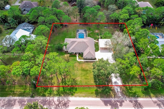 13230 N 153rd Rd N, Jupiter, FL 33478 - aerial overview of property's location featuring property parcel outlined
