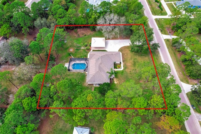 13230 N 153rd Rd N, Jupiter, FL 33478 - view of property location featuring property parcel outlined and a pool area