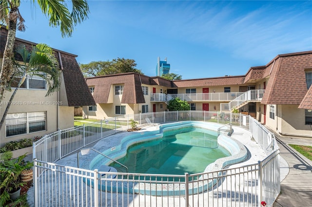 view of pool