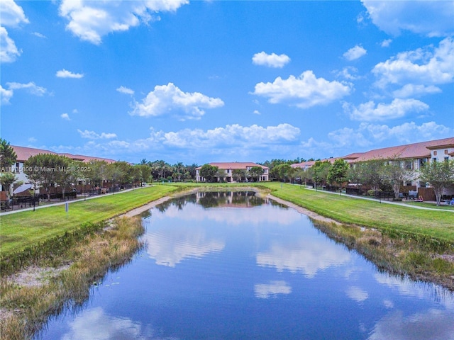 property view of water