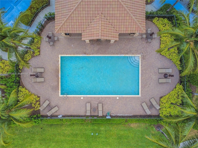 view of pool