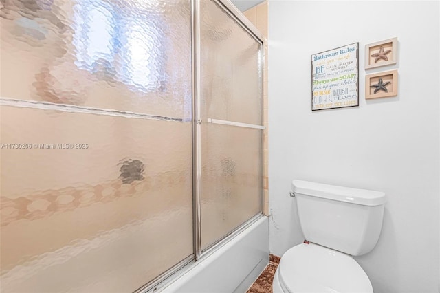 1666 W Ave Unit 207, Miami Beach, FL 33139 - full bath with toilet and combined bath / shower with glass door