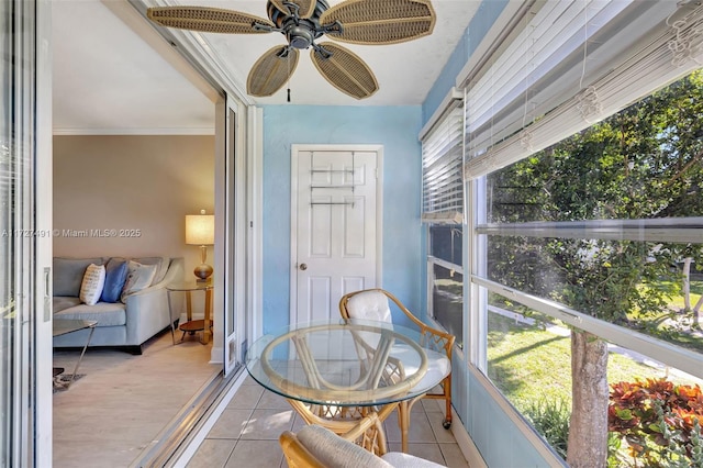 700 SE 6th Ave Unit 203, Deerfield Beach, FL 33441 - sunroom / solarium with ceiling fan