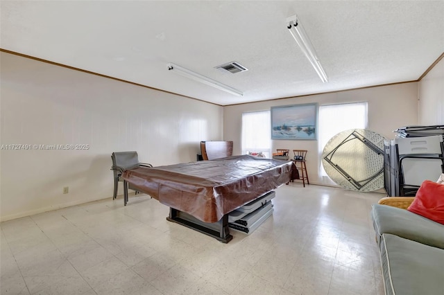 700 SE 6th Ave Unit 203, Deerfield Beach, FL 33441 - recreation room with ornamental molding, pool table, visible vents, and light floors