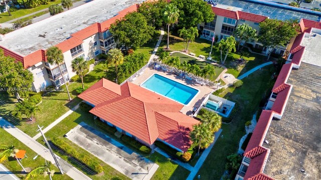 700 SE 6th Ave Unit 203, Deerfield Beach, FL 33441 - drone / aerial view featuring a residential view