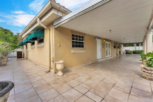 view of patio