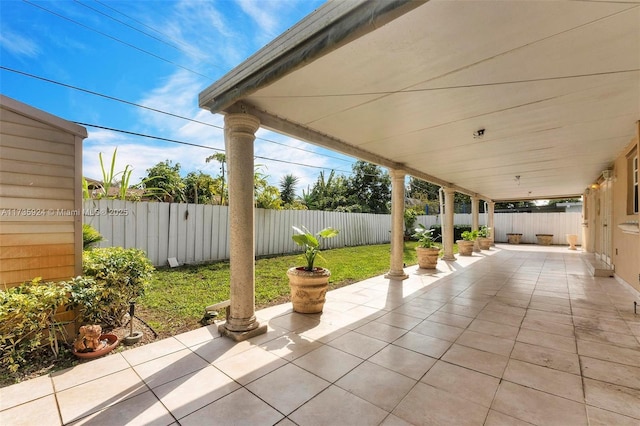 view of patio