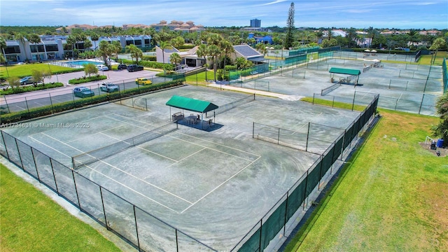 view of tennis court