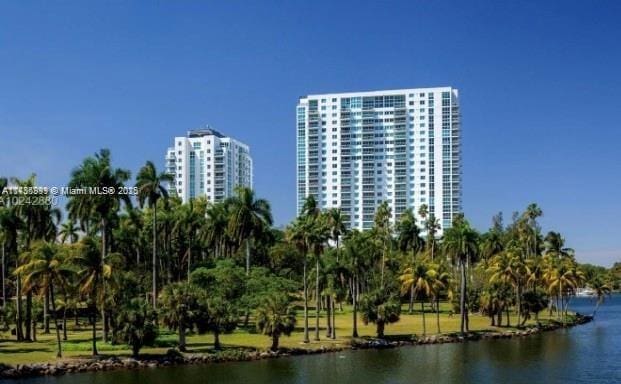 view of property featuring a water view