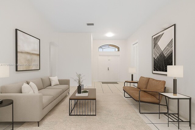 15804 SW 99th Ter, Miami, FL 33196 - living room with tile patterned floors