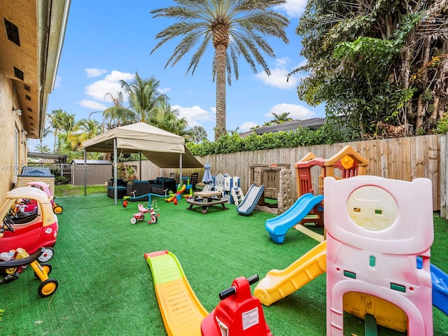 15804 SW 99th Ter, Miami, FL 33196 - view of playground featuring a gazebo