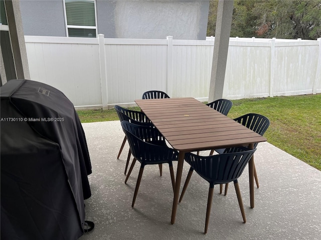 view of patio / terrace with grilling area