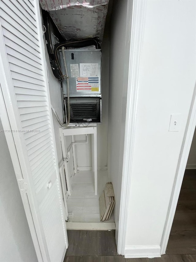 view of utility room