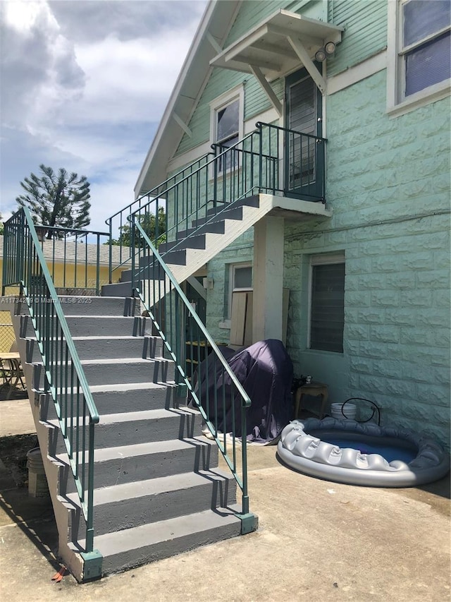 view of staircase