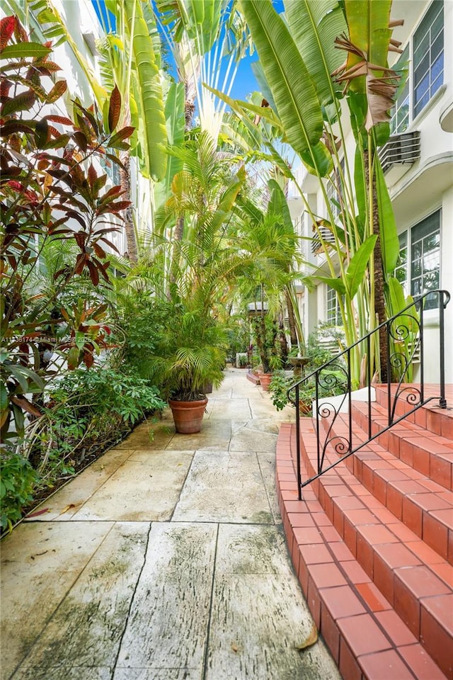 view of community featuring a patio area