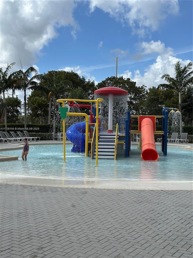 view of jungle gym