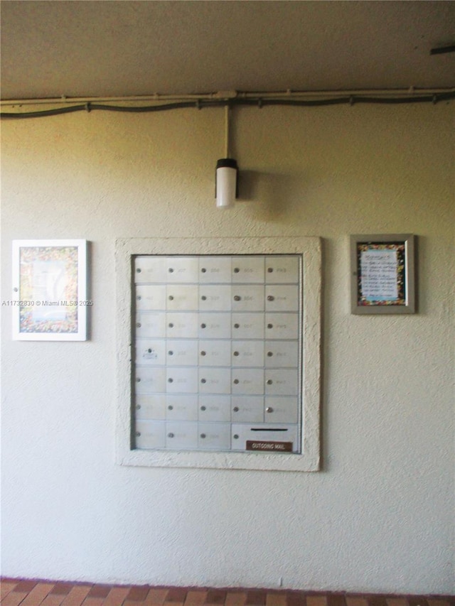 exterior details with a mail area