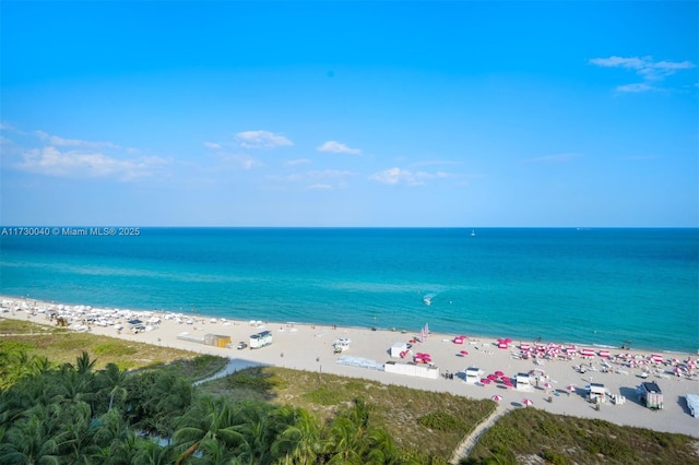 2201 Collins Ave Unit 1128, Miami Beach, FL 33139 - water view featuring nearby beach