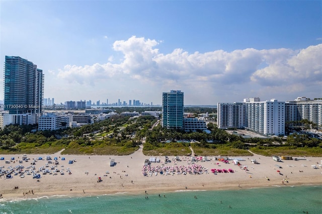 2201 Collins Ave Unit 1128, Miami Beach, FL 33139 - bird's eye view of skyline and unending shoreline