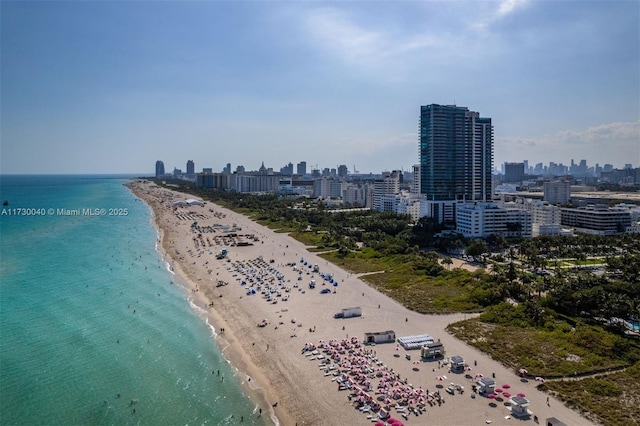 2201 Collins Ave Unit 1128, Miami Beach, FL 33139 - drone / aerial view of skyline and expansive coastline