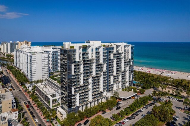 2201 Collins Ave Unit 1128, Miami Beach, FL 33139 - bird's eye view of apartment complex / building and a nearby body of water