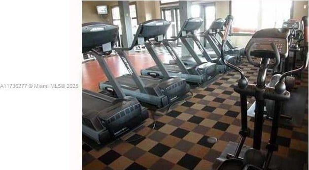 2494 Centergate Dr Unit 103, Miramar, FL 33025 - gym with a healthy amount of sunlight
