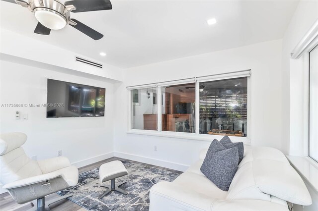 dining room with hardwood / wood-style floors