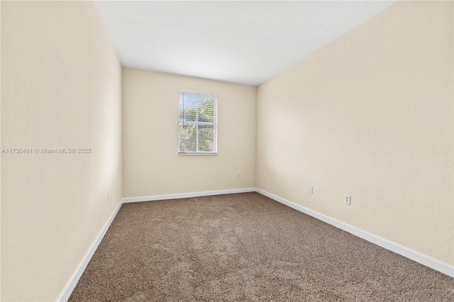 empty room featuring carpet