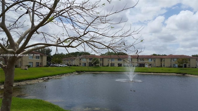 view of water feature