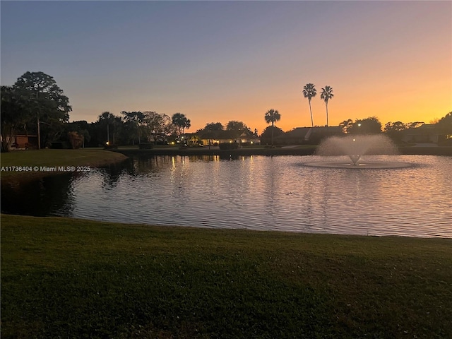 property view of water