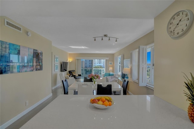 view of dining room