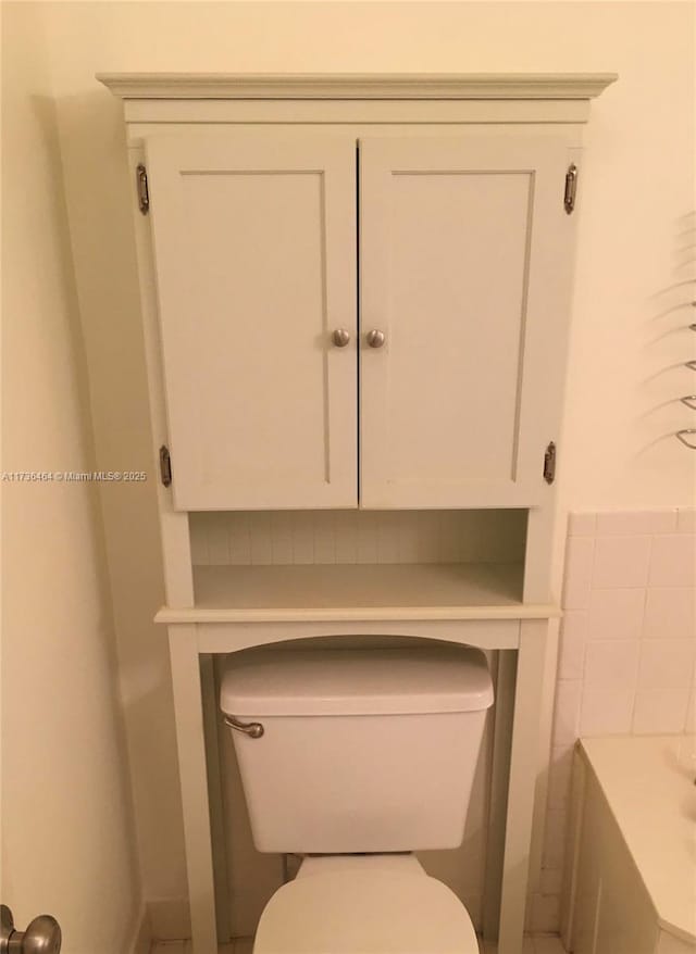 bathroom with toilet