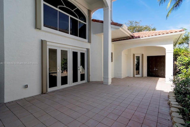 view of patio / terrace with french doors