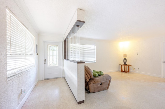 1498 NE 39th St, Oakland Park, FL 33334 - entryway with baseboards and crown molding