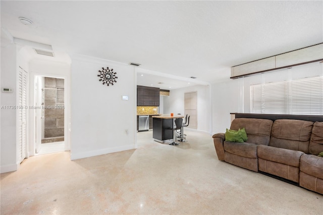 1498 NE 39th St, Oakland Park, FL 33334 - living area with baseboards and recessed lighting