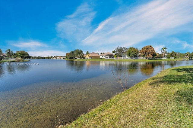 property view of water