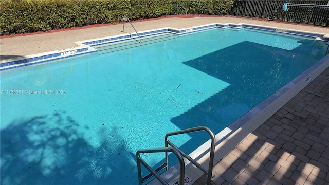 view of pool