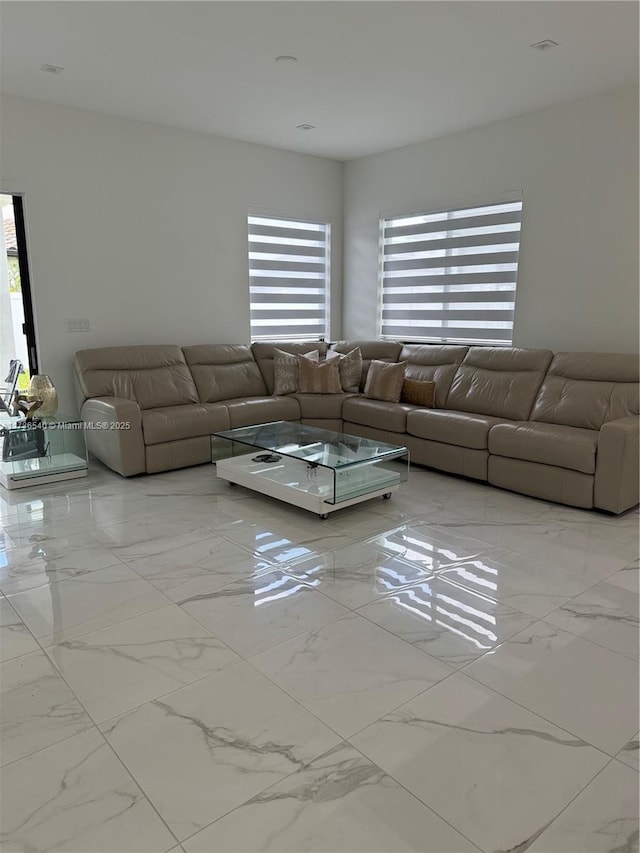 view of unfurnished living room