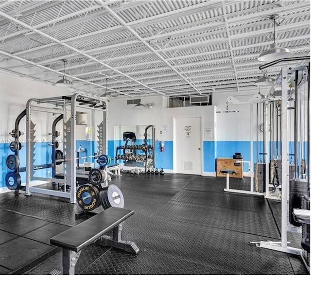 view of exercise room