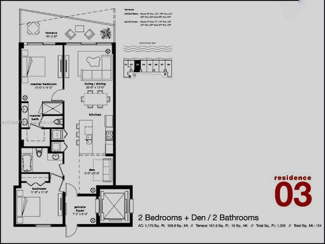 460 NE 28th St Unit 2503, Miami, FL 33137 - view of room layout