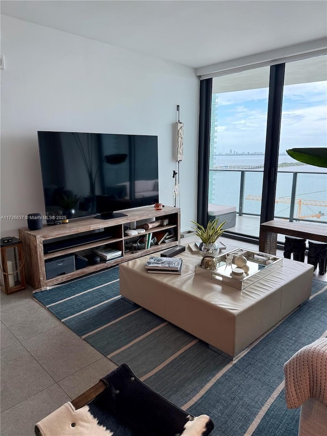 460 NE 28th St Unit 2503, Miami, FL 33137 - living area with floor to ceiling windows