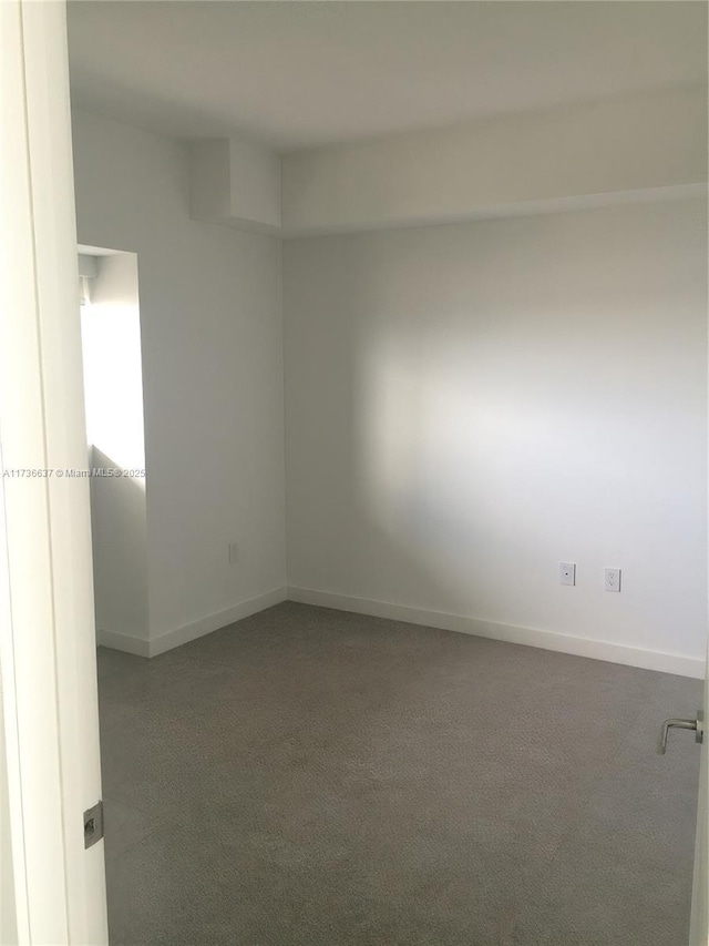 unfurnished room with carpet