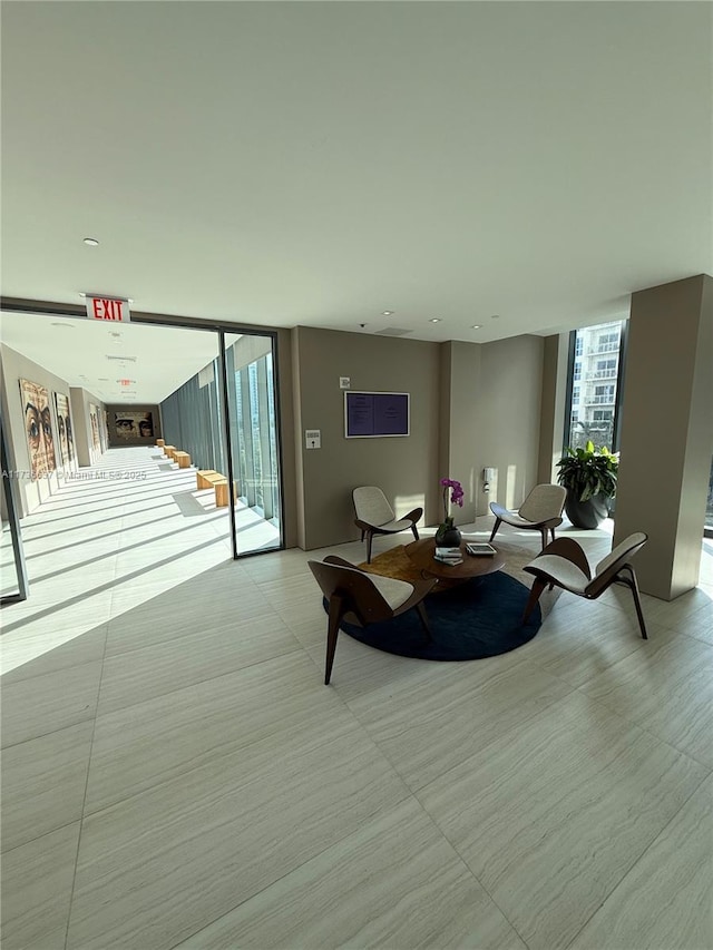 460 NE 28th St Unit 2503, Miami, FL 33137 - community lobby featuring floor to ceiling windows