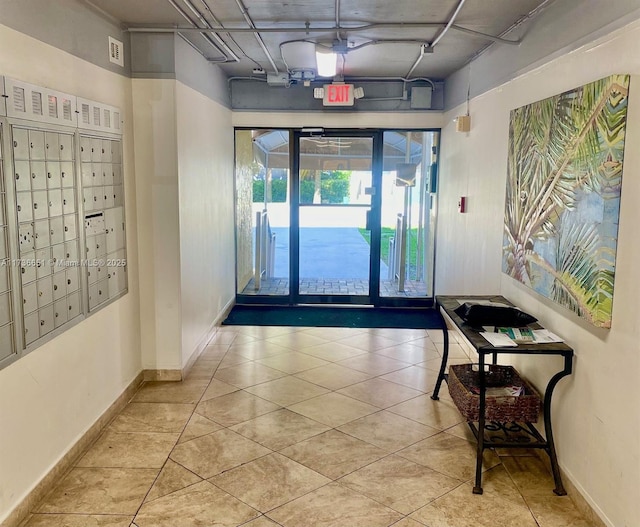 view of community lobby