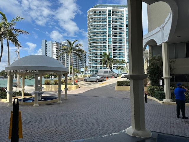 view of community