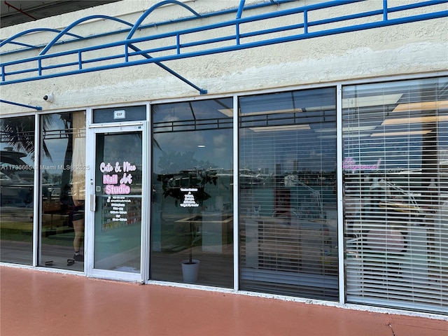 view of exterior entry